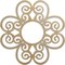 Ekena Millwork Cohen Wood Fretwork Pierced Ceiling Medallion, Birch, 28"OD x 9 5/8"ID x 3/8"T CMWP28X28X0375COBI - alternate 1